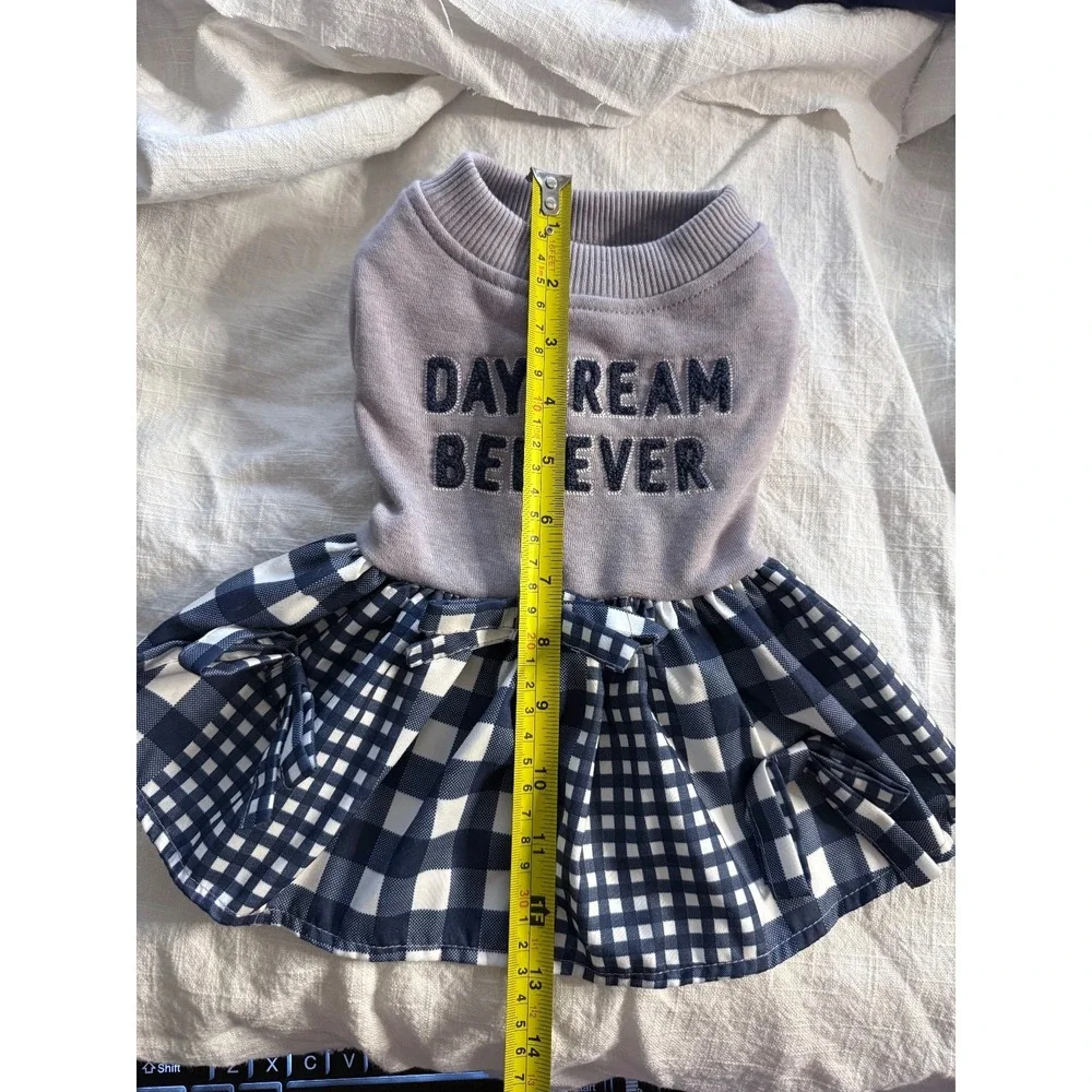 Small Dog Dress Lot 2 Skirted Outfits Pink Bow Daydream